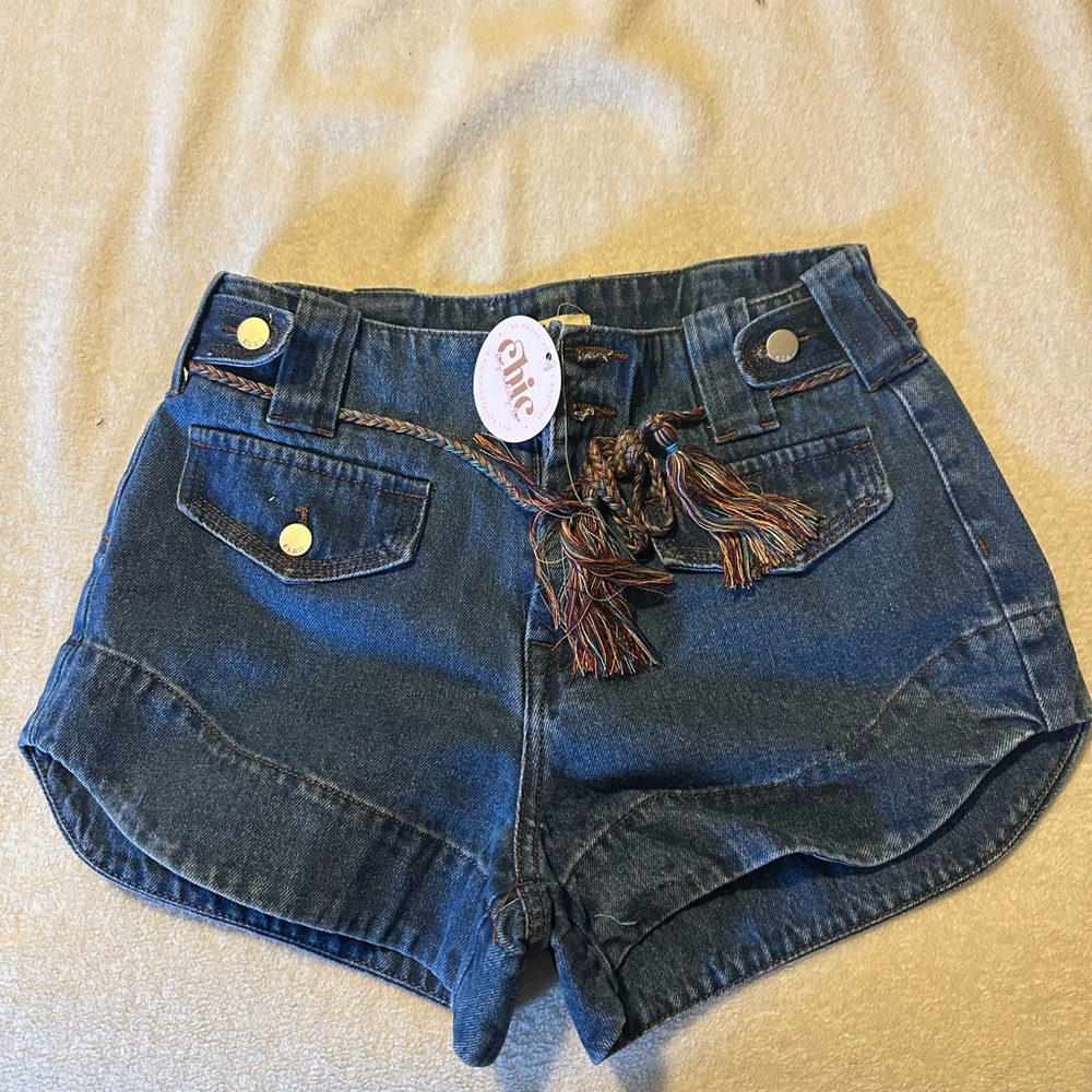Chic By Ally B 70’s HighRise Shorts